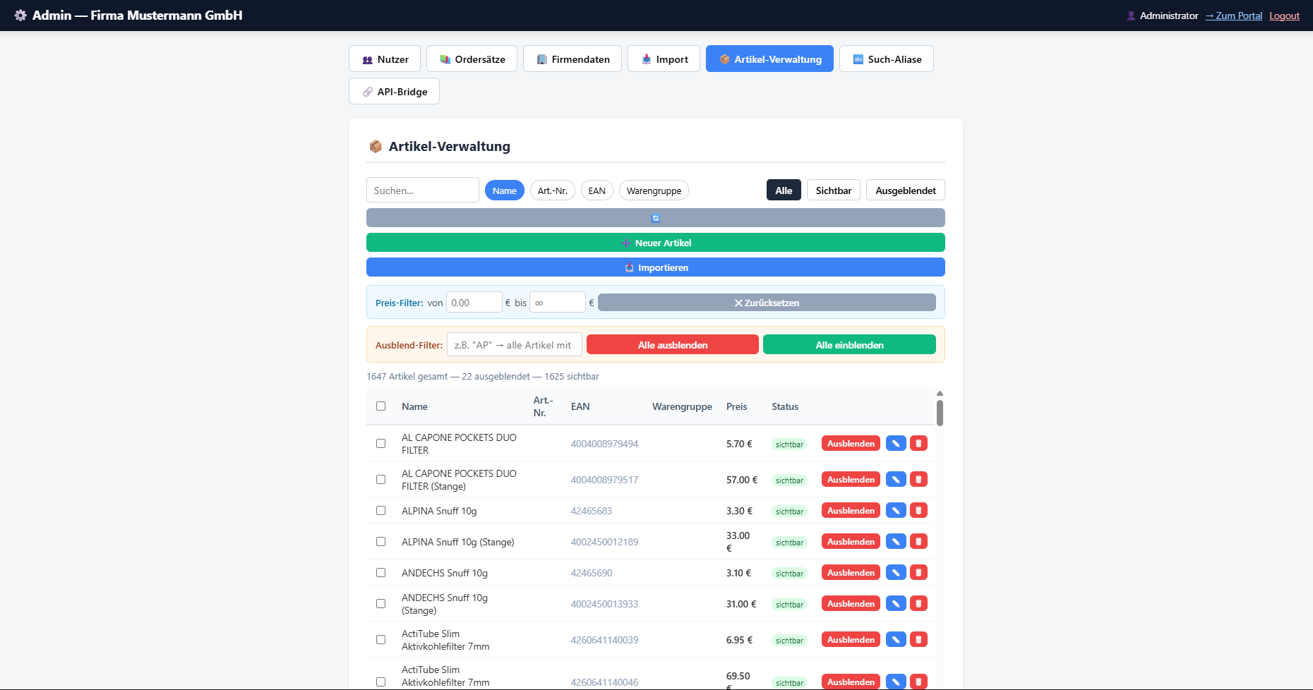 Order-Page Admin Backend